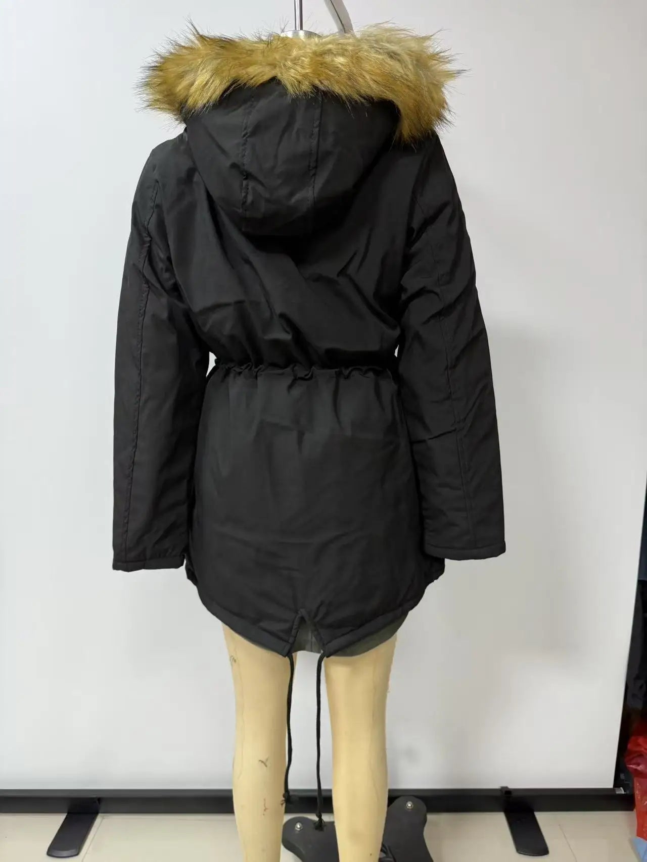 Canada Winter Women's Jacket Coat Parkas Winter Clothes Woman White Goose Down Jacket Fur Hooded Cotton-padded jacket XSYHXY253