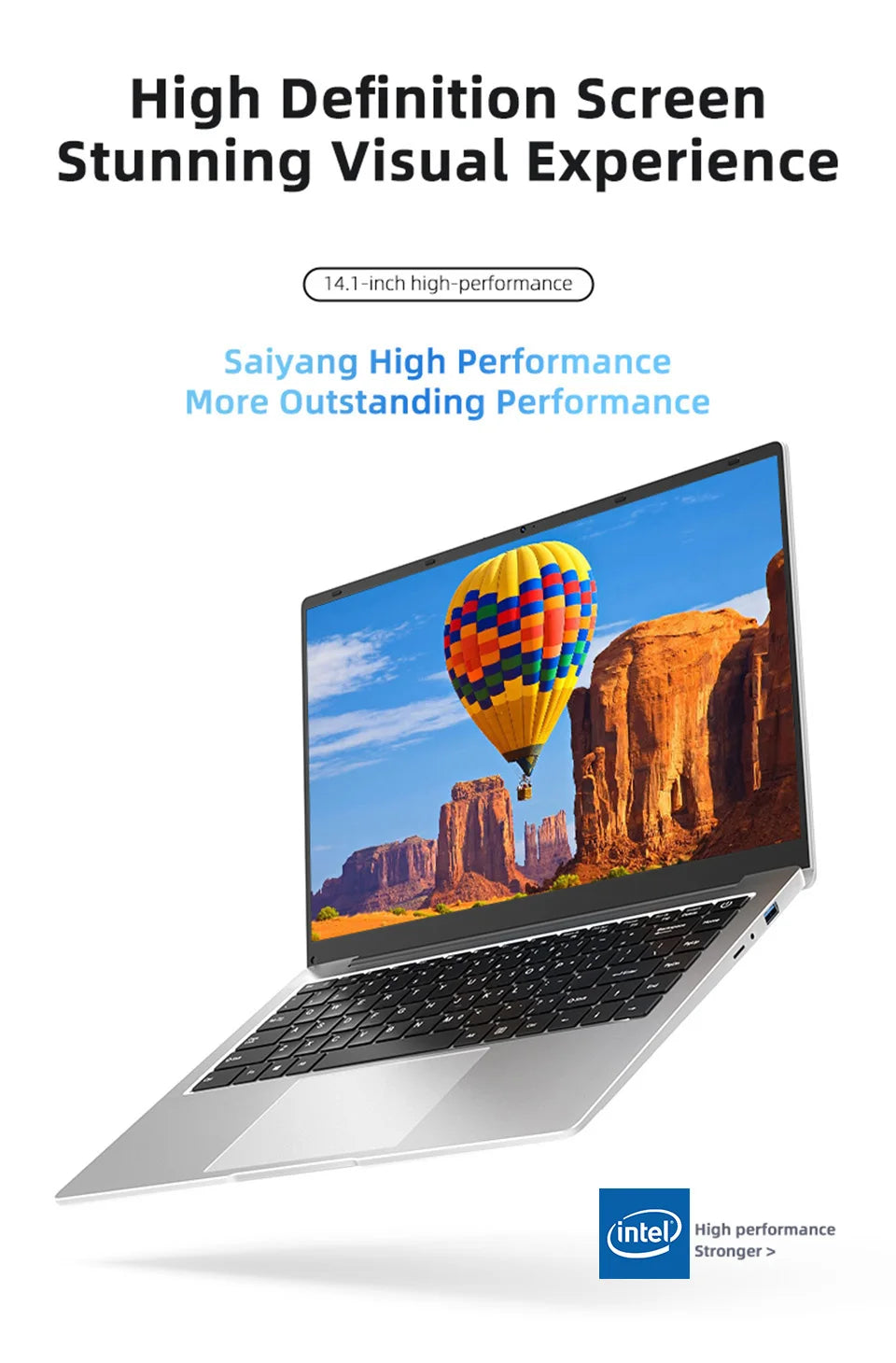 2025 Laptop Computer Windows 11 Pro Intel Atom A3950 Quad-Core 2025 Notebook PC 12GB RAM 1TB 2TB SSD 1920*1080 Office Computer