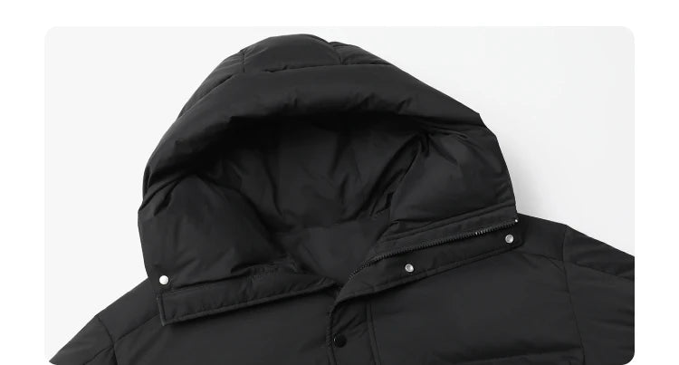 CHIC VEN Women Down Coats New Loose Hooded 90 White Duck Down Down Jacket Female Warm Bread Jacket Autumn Winter 2024