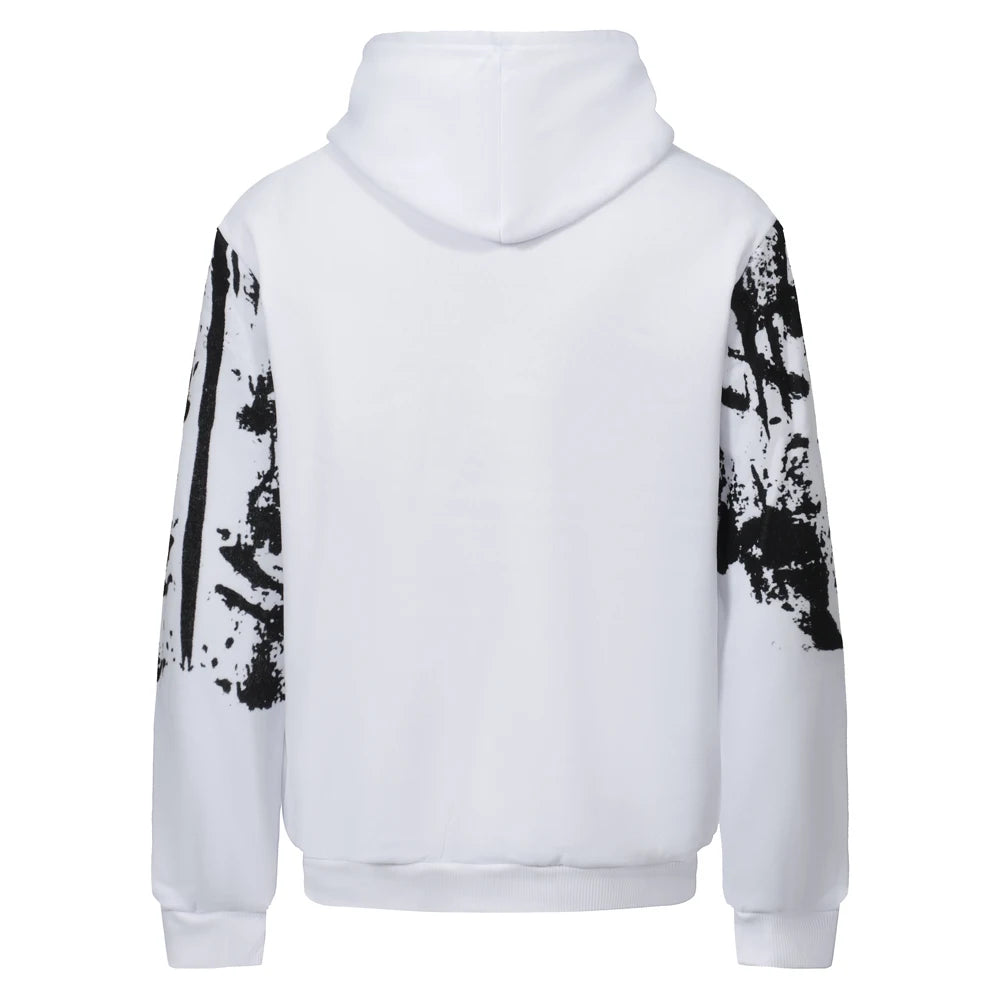 Men's Casual Tracksuits Set Autumn Winter Casual Hoodies+Sweatpants 2PCS Trendy Streetwear Matching Sets Sweatershirts Pants