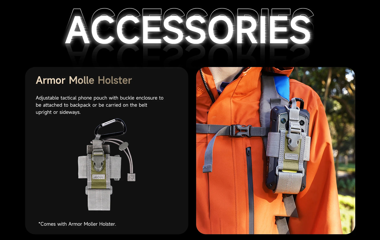 Ulefone Armor 29 Pro 5G AI Rugged Phone 21200mAh 120W 64MP Night Vision 6.67" 120Hz 512GB ROM Mobile MTK Dimensity 7400