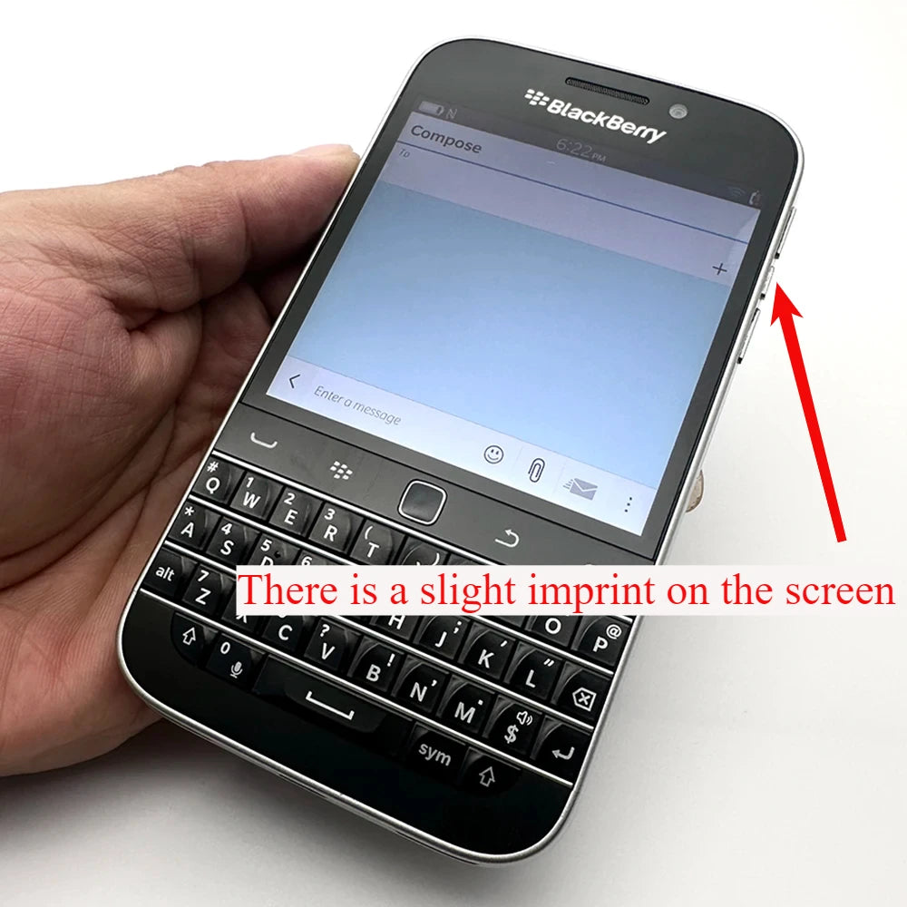 Original BlackBerry Q20 Classic 4G LTE Mobile Cell Phone 8MP WIFI 16G ROM BlackBerryOS QWERTY Unlocked Smartphone