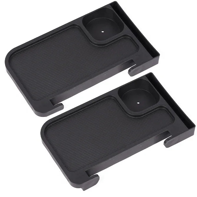 2pcs Folding Chair Outdoor Side Storage Tray Lounge Chair Backrest Tray Camping Chairs Cup Holder Folding Universal Cup Pedestal