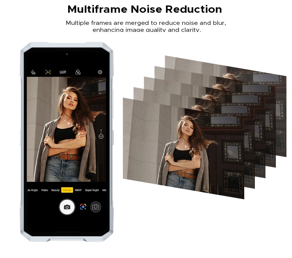 DOOGEE Blade GT Ultra 5G Rugged Smartphone Dimensity 7300 6.72'' 16GB 512GB LED Light Effect Design Ultra-thin Cell Phone