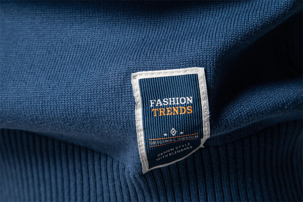 AIOPESON Mens Solid Cotton Crew Neck Knitted Pullover Sweaters Casual Fashion Classic Sweater for Men