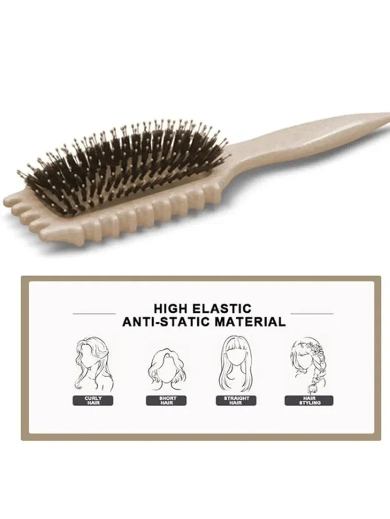 1PCS Curly Hair Definition Styling Brush Wrinkle Removal Hair Brush Entangled Wet Curly Hair Comb Styling Curly Hair Tool