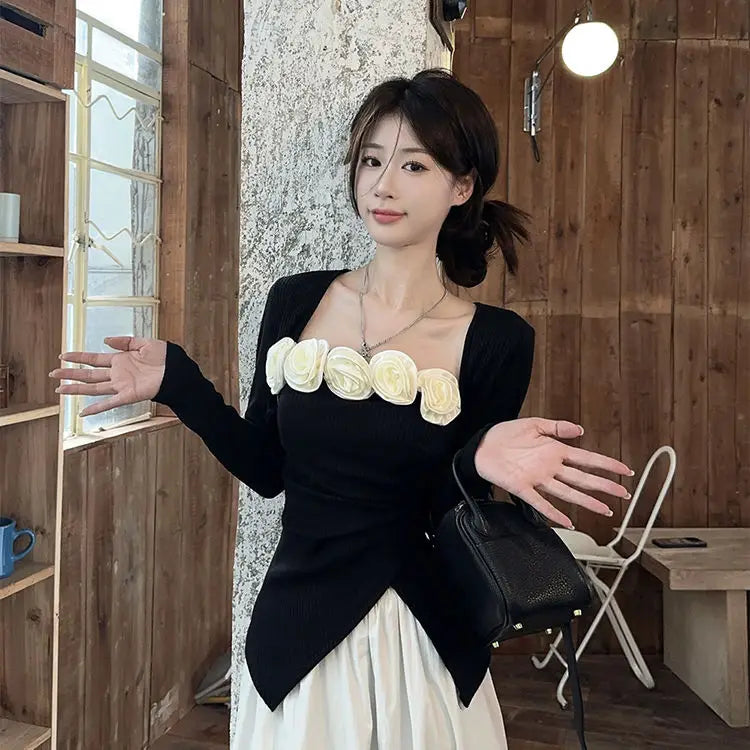 Women Clothes Spring Autumn Fashion Simplicity Office Lady Trend Pure Desire Wind Jacquard Solid Color Two-piece Set Cardigan