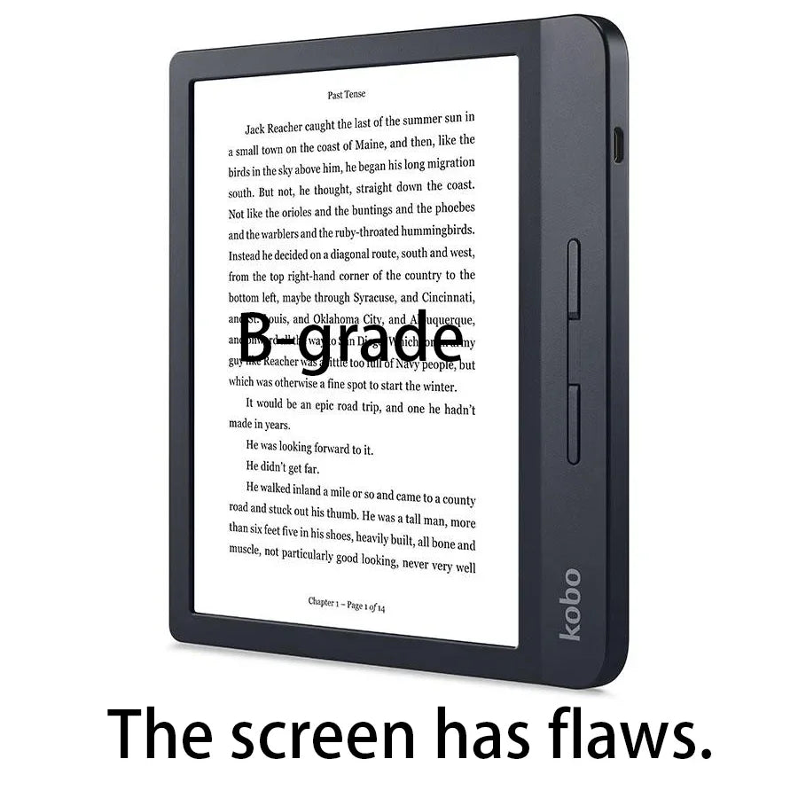 The screen is defect!  KOBO Libra H2O e-Reader B-grade defects 7inch e-book 300PPI N873 IPX8 Waterproof Carta HD EInk screen