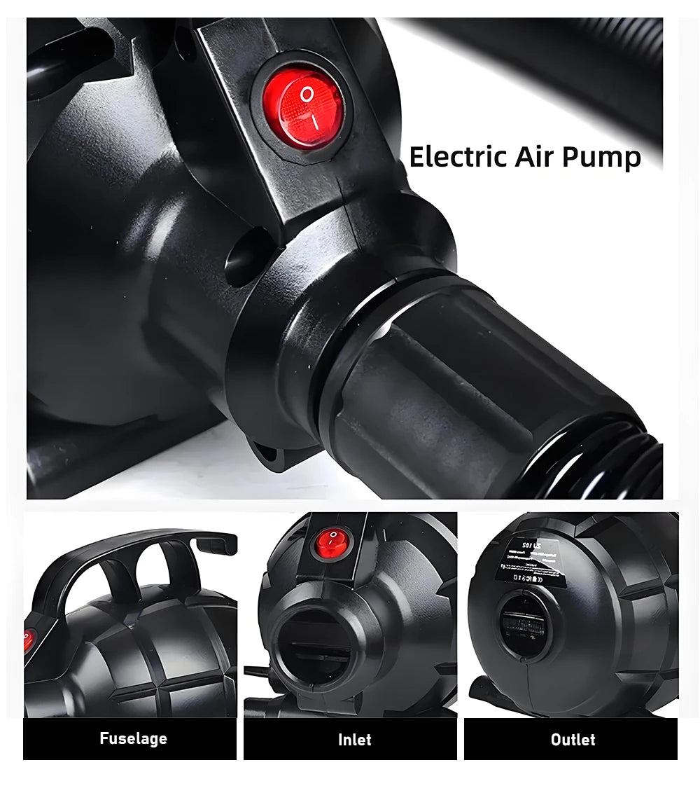 220V Electric Air Pump Electric Tumble Track Air Compressor Gym Air Pump Fitness Mat Air Pump Booster Pump 800L/min