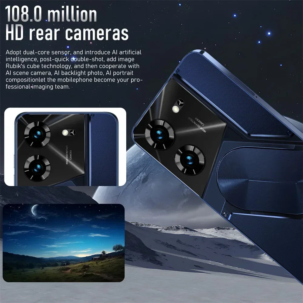 2025 NEW Pova 5 Pro 6800mAh Android 13 Global Version Cell Phone Original 4G 5G Smartphone 7.3HD Dual Sim Smart Mobile Phones