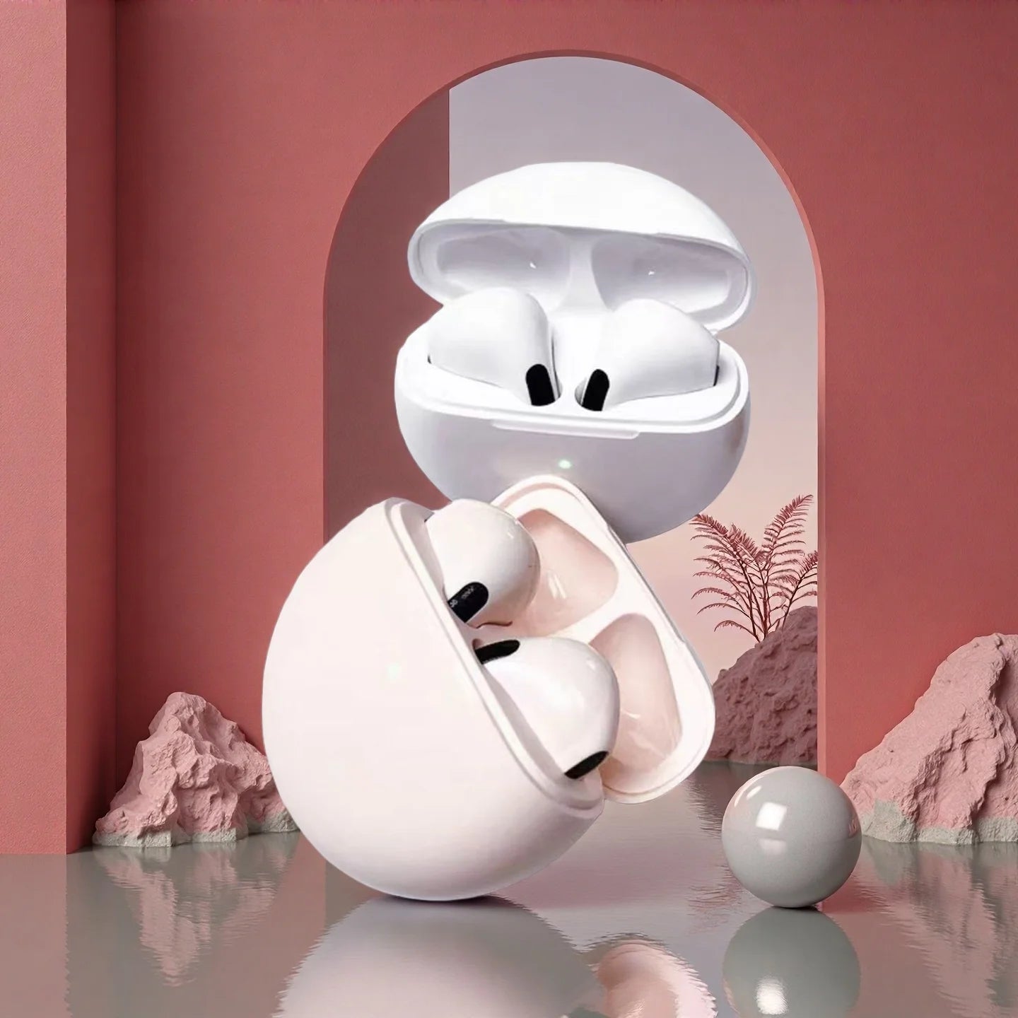 Original TWS Earphone Bluetooth Headphones with Mic 9D Stereo Earbuds  Wireless Bluetooth Headset For all smartphones