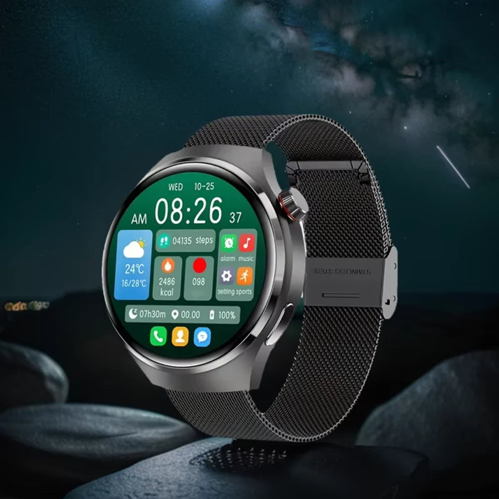 LAXASFIT New Smart Watch 1.52 HD Screen Heart Rate Bluetooth Call NFC Sports Men's Smart Watch 2025