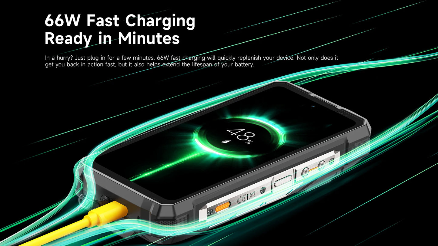 【World Premiere】Ulefone Armor 33 Pro 5G Rugged Phone 25500 mAh 512GB ROM 120Hz 6.59”3.4" Rear Screen NFC Android Smartphone