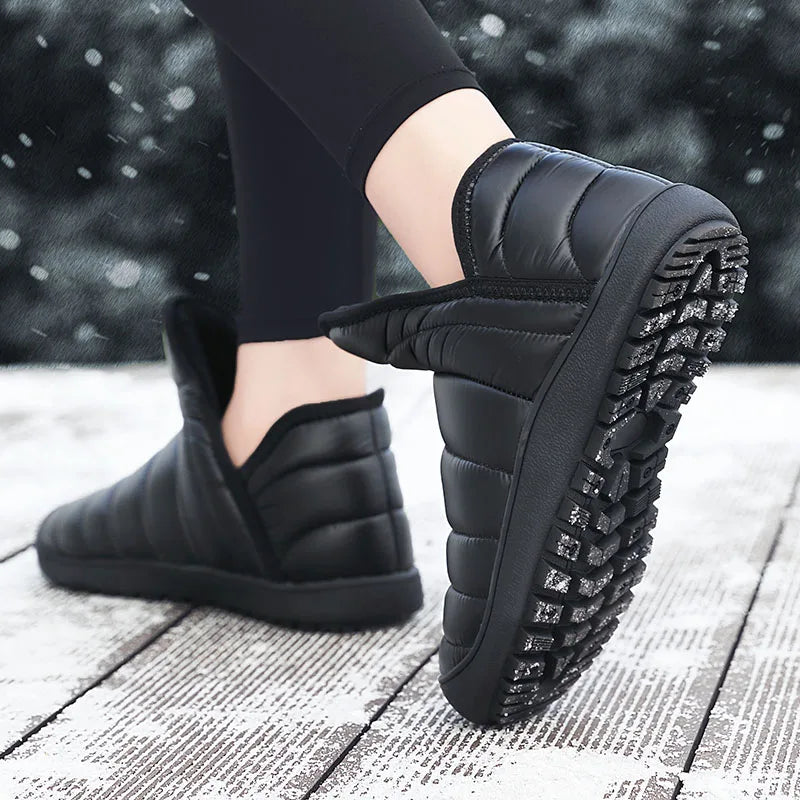 Winter Women Waterproof Snow Boots Lightweight Women Ankle Boots Sneakers Outdoor Sandproof Couple Warm Cotton Boot Botas Mujer