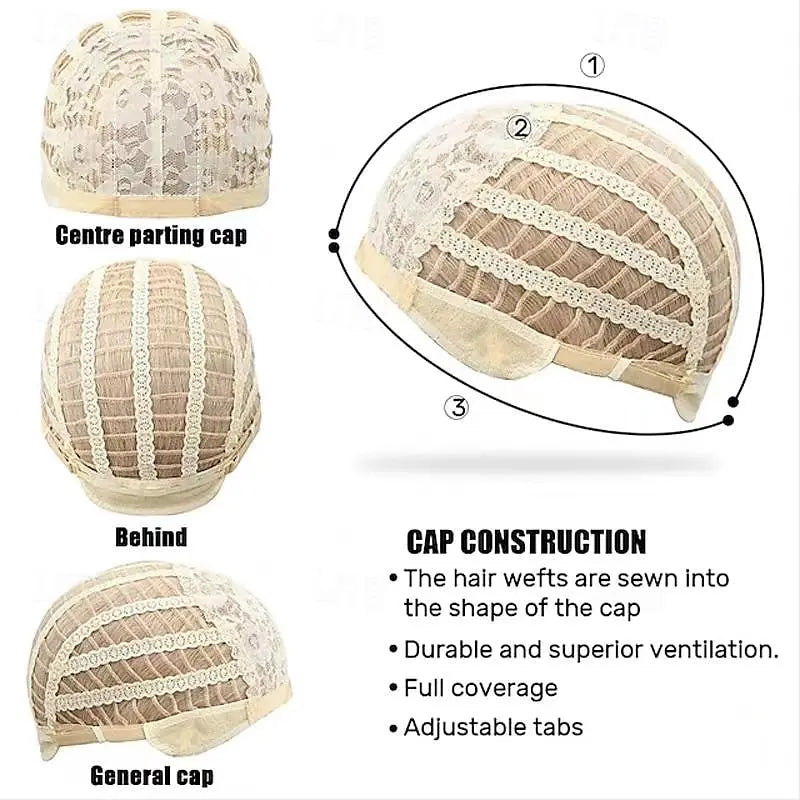 HAIRJOY Synthetic Hair  Women Curly  Blonde Brown Wig  Cosplay Costume Wigs Carnival Wig