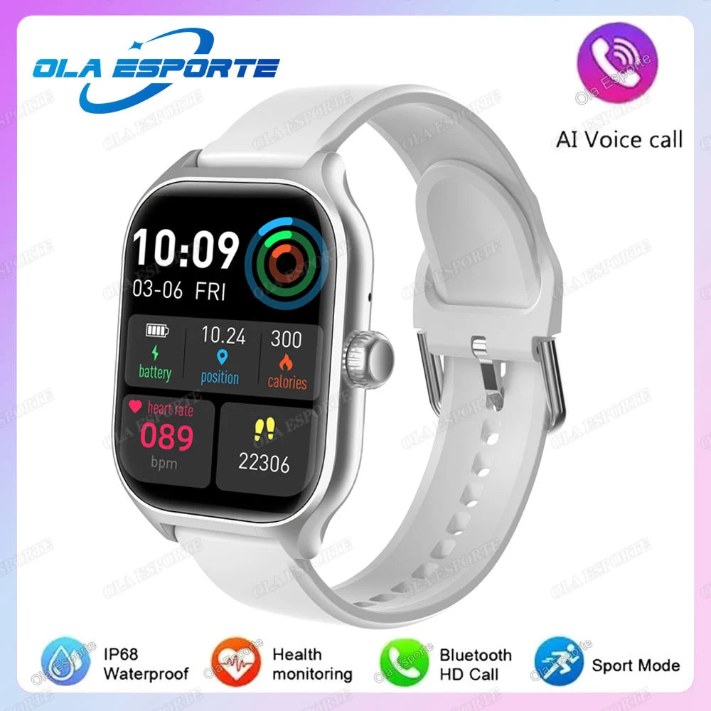 New SmartWatch Series 9 Men Health Monitor Voice Assistant Bluetooth Call Always Display Sports Waterproof Women Smartwatch 2025