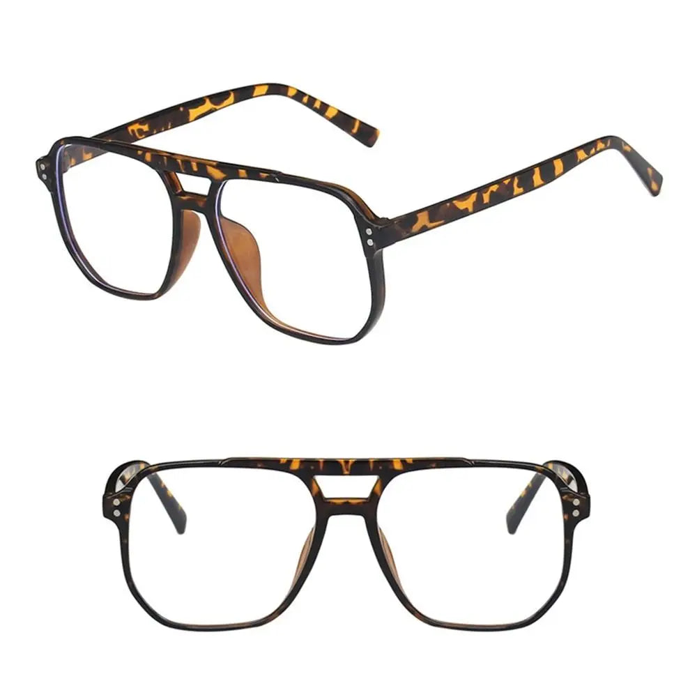 1PC Fashion Anti-blue Light Glasses Men Women Transparent Computer Glasses Retro Square Eyeglasses Optical Spectacle Glasses