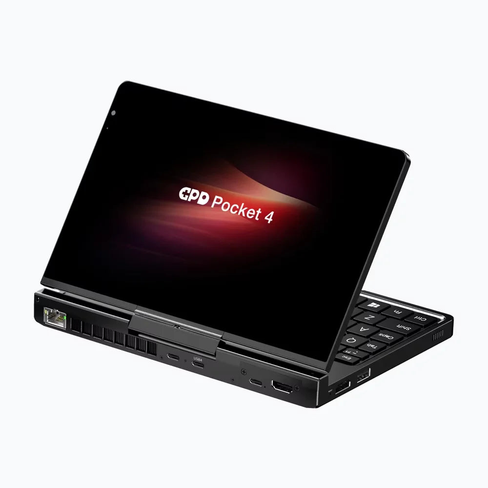 New 2025 version! GPD Pocket 4 8.8-inch AMD AI 9 HX 370 64GB RAM 2TB NVMe 2.5K resolution 144Hz refresh rate Gaming Mini Laptop