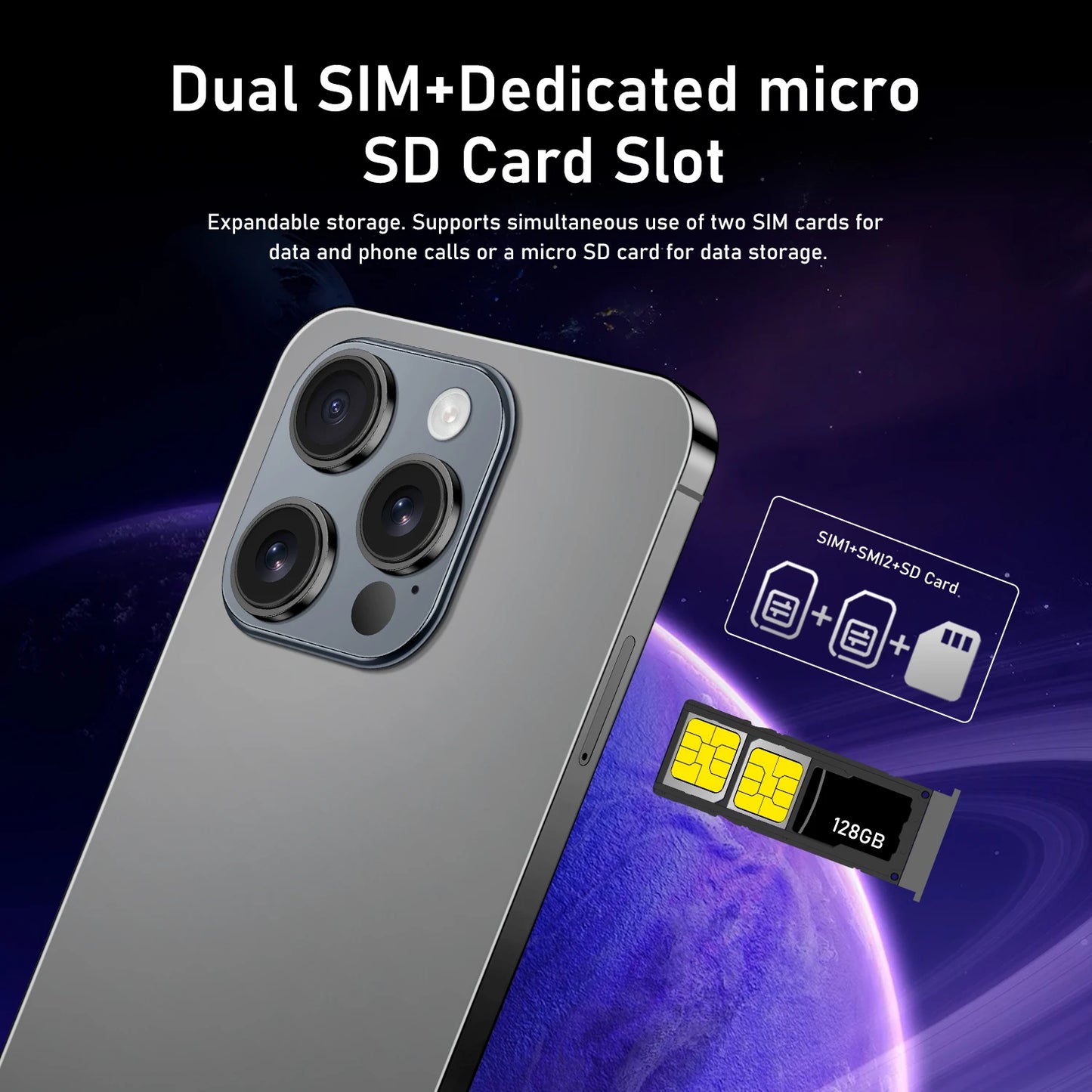 7.3" Display Phone Case Designed for Snapdragon 8 Gen 3 Performance 8000mAh Battery Life