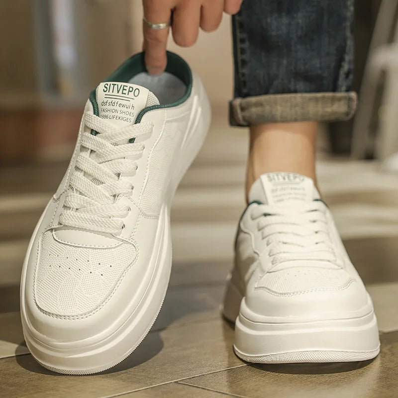 Men's Shoes Four Seasons Outdoor Half Dragging Lazy Casual Versatile One Step Shoes Men's Fashion Slippers Versatile Trendy Anti