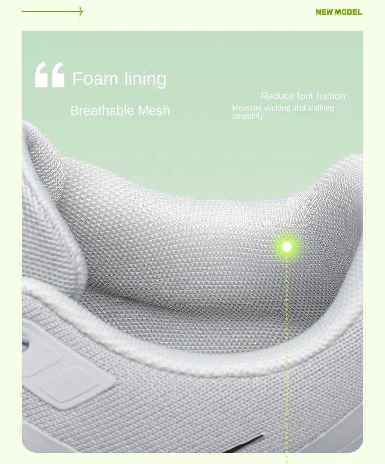 Men's Shoes 2025 New Summer Breathable Mesh Casual Sports Shoes Men's Trendyy Versatile Work Running Shoes