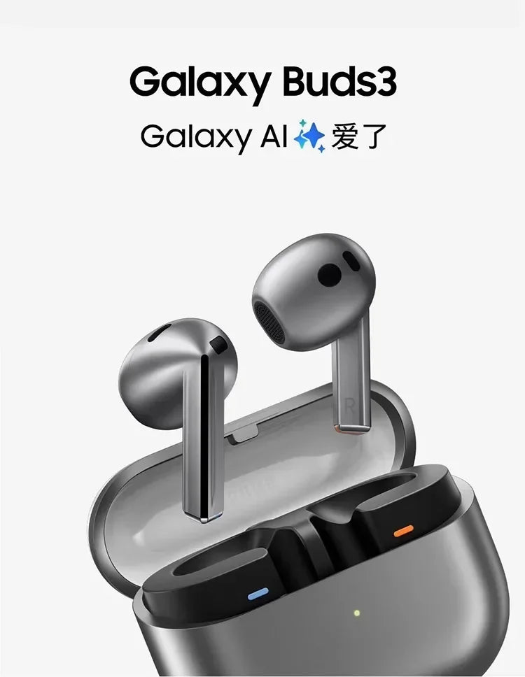 2025 Galaxy Buds3 Pro Wireless Earbuds, Hybrid ANC in-Ear Headphones, 25H Playtime, Hi-Fi Sound for Gym/Running
