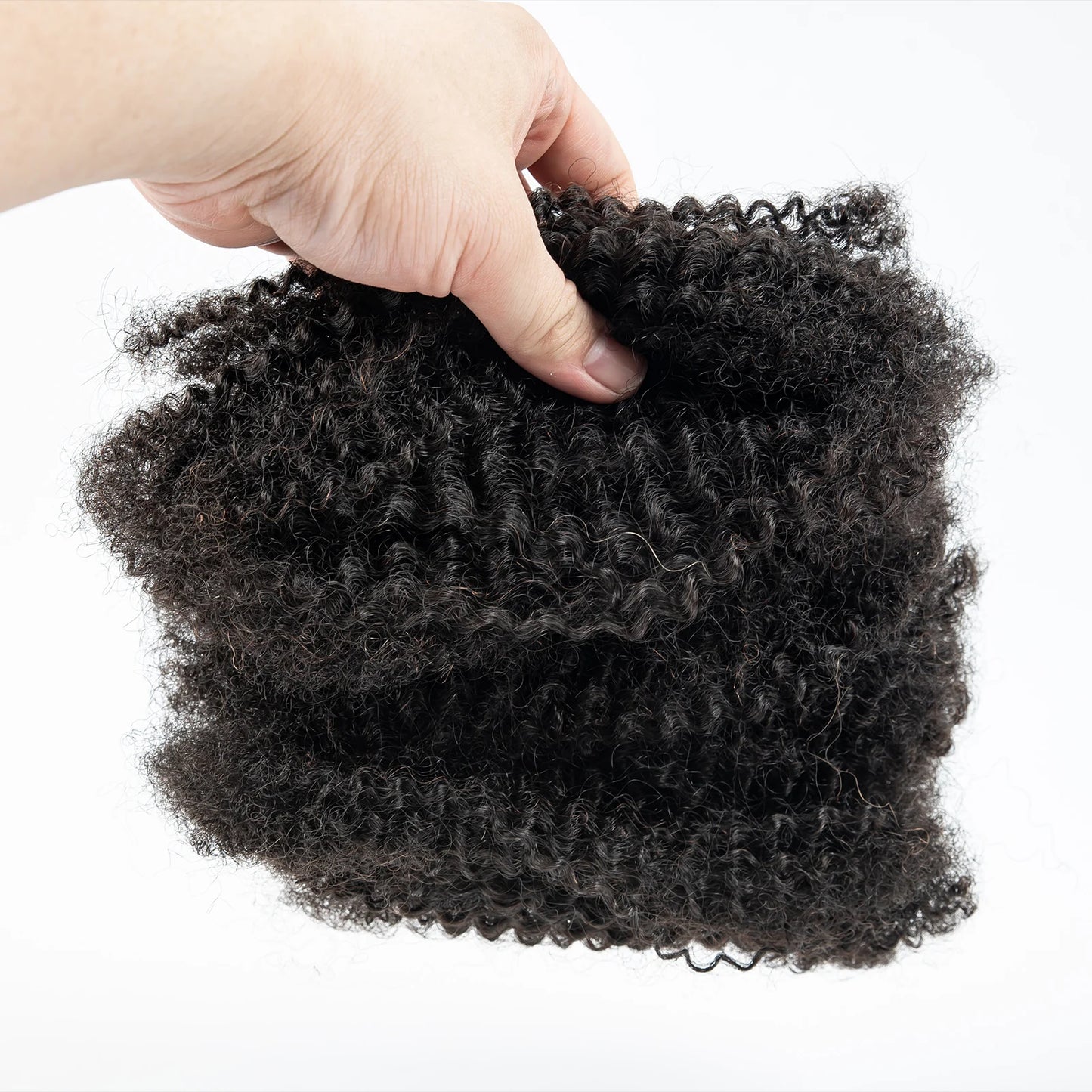 50g/Pack Afro Kinky Curly Human Hair Bulk For Braiding Dreadlock Remy Bulk Hair No Attachment Peruvian Natural Color Braids Hair