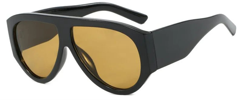 HOT Sun Glasses Unisex Anti-UV Spectacles Oversie Frame Eyeglasses Retro Ornamental Width Temples Sunglasses