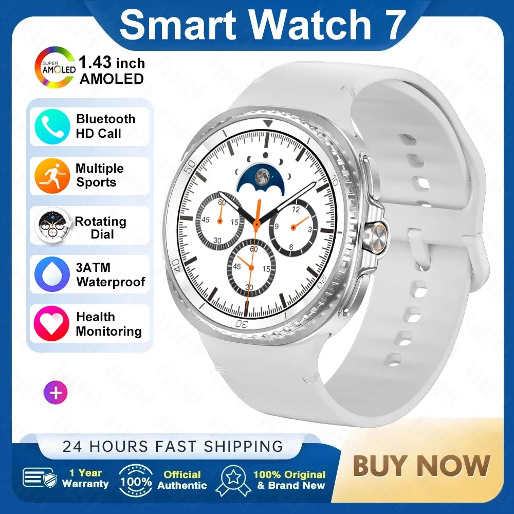 2025 Smart Watch 8 Classic With a 4-Piece Modular Case Structure Rotating Dial More Sports Modes Heart Rate BT Call Smartwatch