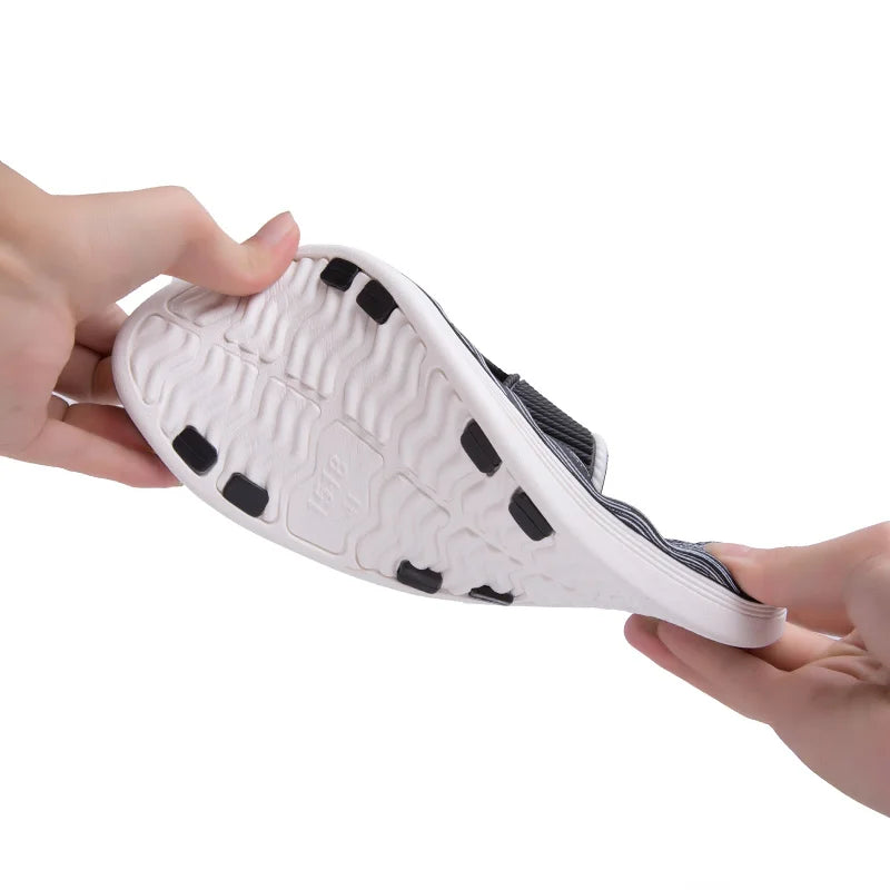 Summer Men Home Slippers Soft Indoor House Shoes Women Slides Sleepers Slipers Bathroom Room Bedroom For Guests Big Size 48 49