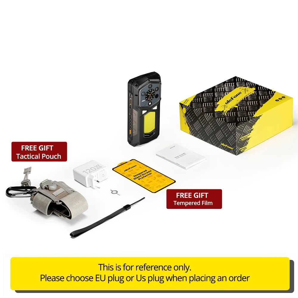 Ulefone Armor 29 Pro 5G AI Rugged Phone 21200mAh 120W 64MP Night Vision 6.67" 120Hz 512GB ROM Mobile MTK Dimensity 7400