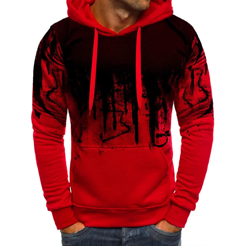 Men's Casual Tracksuits Set Autumn Winter Casual Hoodies+Sweatpants 2PCS Trendy Streetwear Matching Sets Sweatershirts Pants