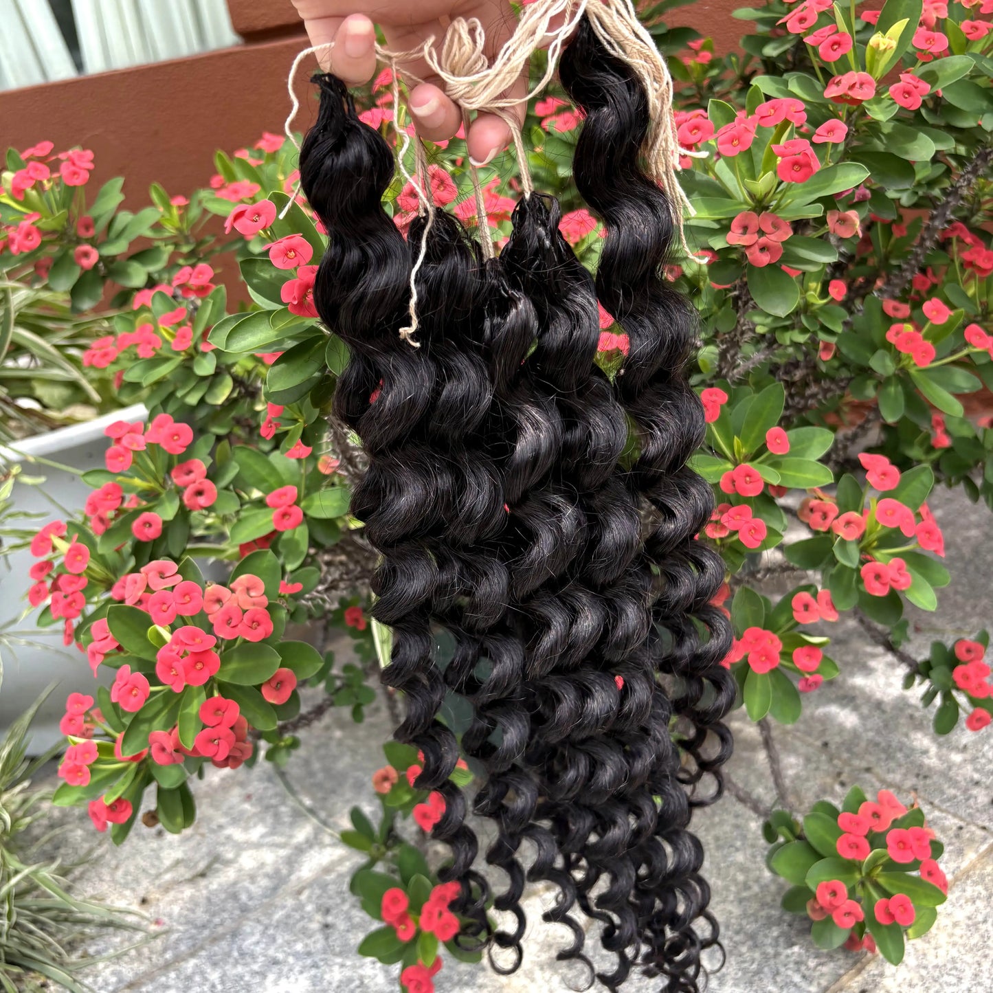 Natural Boho Crochet Braids Human Hair 100g/ Bundle Goddess Box Braids with Soft Curls Bohemian Braids for Black Women