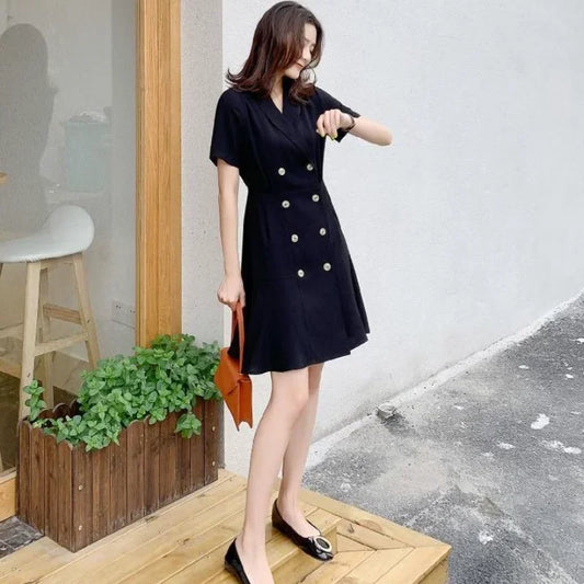 Woman Dress Formal Occasion Clothes Blazer Black Dresses for Women 2024 Short Mini Cheap Casual Sale Outfits Vintage New in Xxl