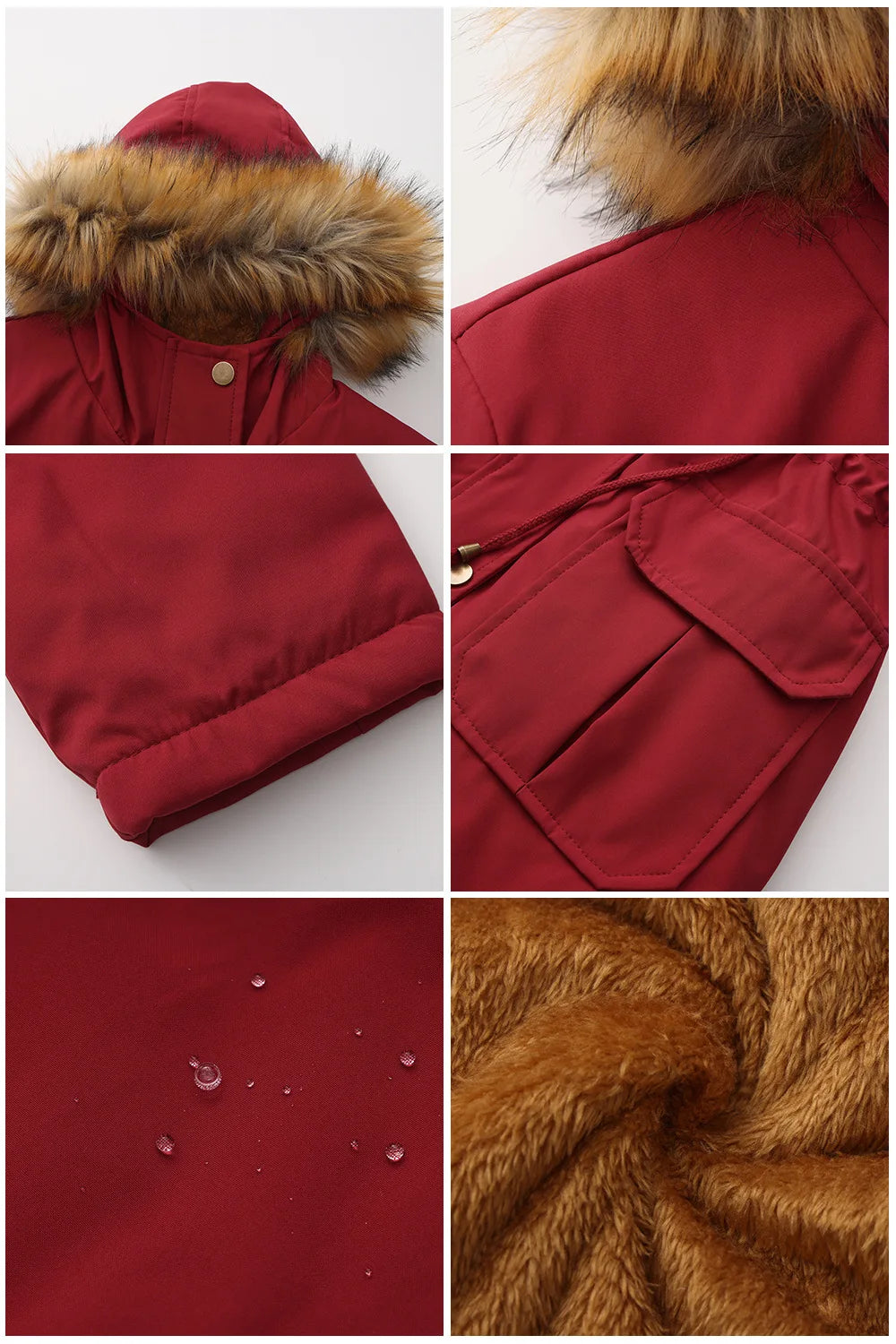 Canada Winter Women's Jacket Coat Parkas Winter Clothes Woman White Goose Down Jacket Fur Hooded Cotton-padded jacket XSYHXY253