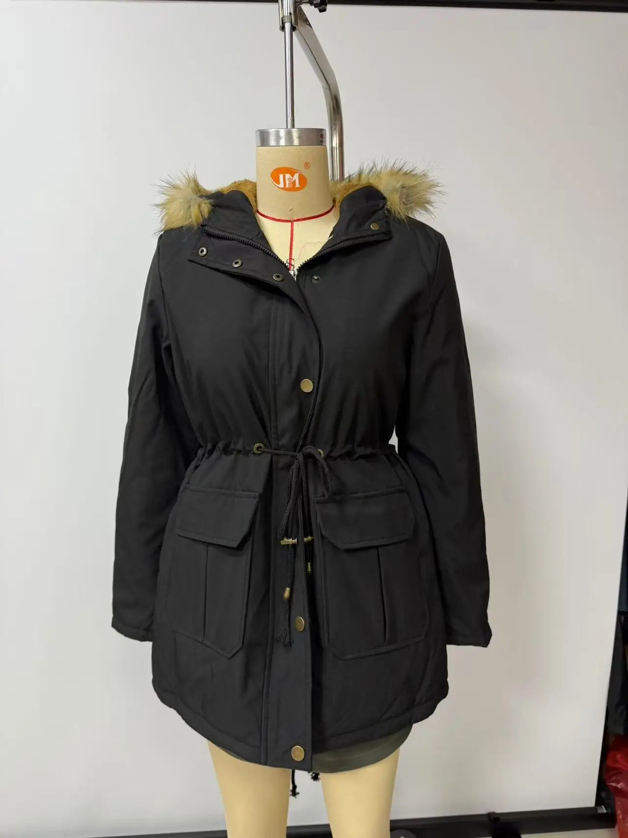 Canada Winter Women's Jacket Coat Parkas Winter Clothes Woman White Goose Down Jacket Fur Hooded Cotton-padded jacket XSYHXY253