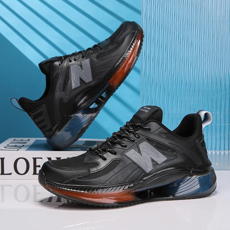 Men Sports Shoes Autumn Fashion Breathable Anti Slip 2025 New Lightweight Soft Comfortable Outdoor Leisure Sneakers Man