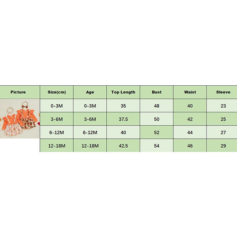 Newborn Baby Girl Halloween Clothes Outfit Pumpkin Ghost Print Long Sleeve Crew Neck Patchwork Romper Dress with Headband