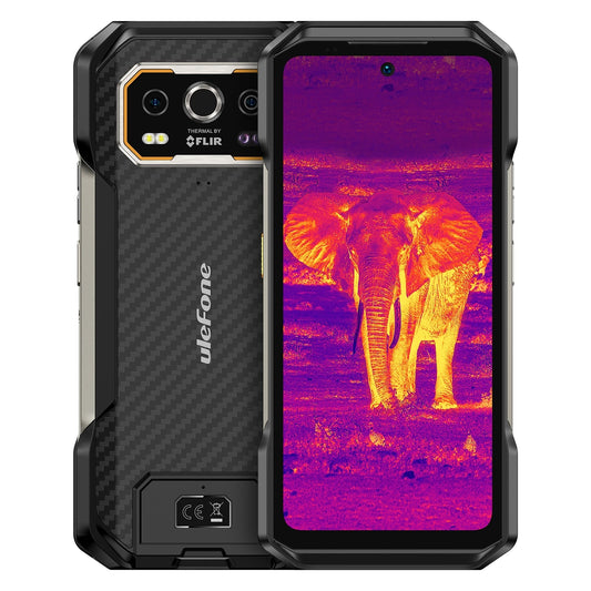 Ulefone Armor 27T Rugged Phone Thermal Imager 12GB+256GB 10600mAh 6.78'' Android 14 Helio G99 Night Vision 4G NFC Smartphone
