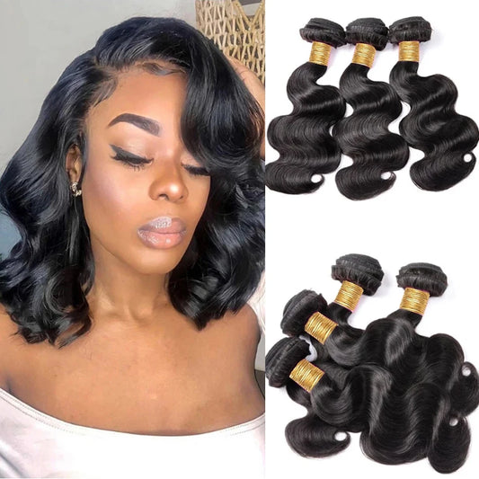 Peruvian Body Wave Bundles Deals 100% Unprocessed Virgin Human Raw Hair Weave Short Hair Extensions Loose Body Wave Bundles 100g