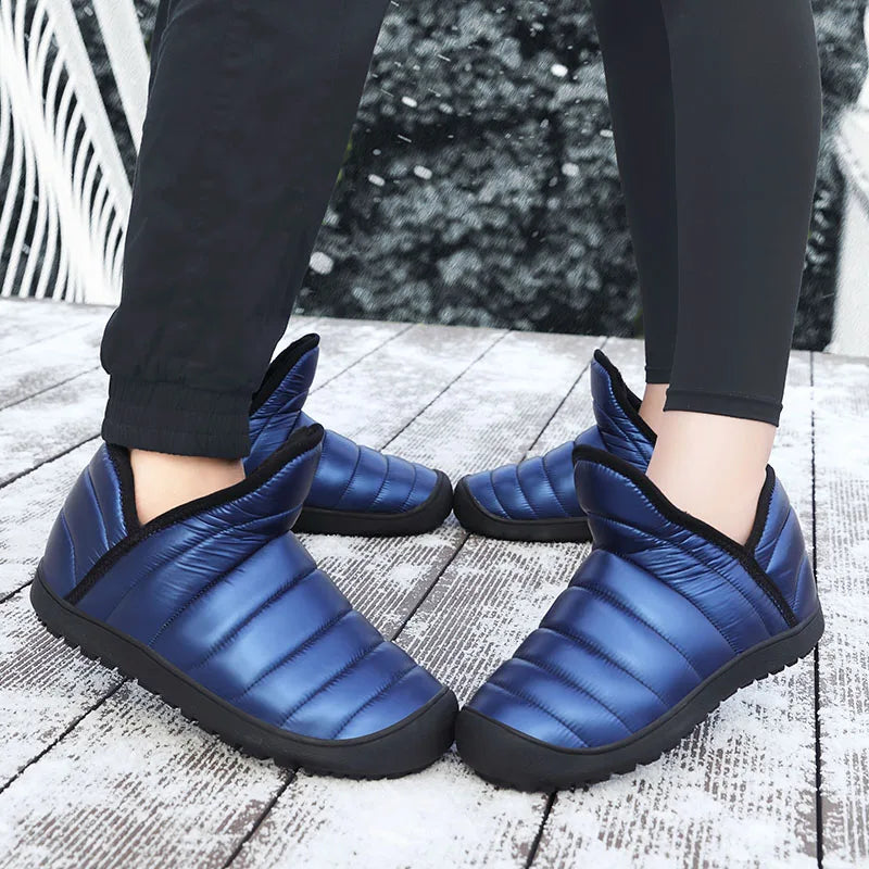 Winter Women Waterproof Snow Boots Lightweight Women Ankle Boots Sneakers Outdoor Sandproof Couple Warm Cotton Boot Botas Mujer