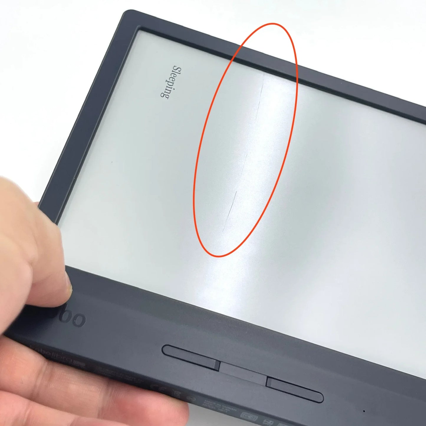 The screen is defect!  KOBO Libra H2O e-Reader B-grade defects 7inch e-book 300PPI N873 IPX8 Waterproof Carta HD EInk screen