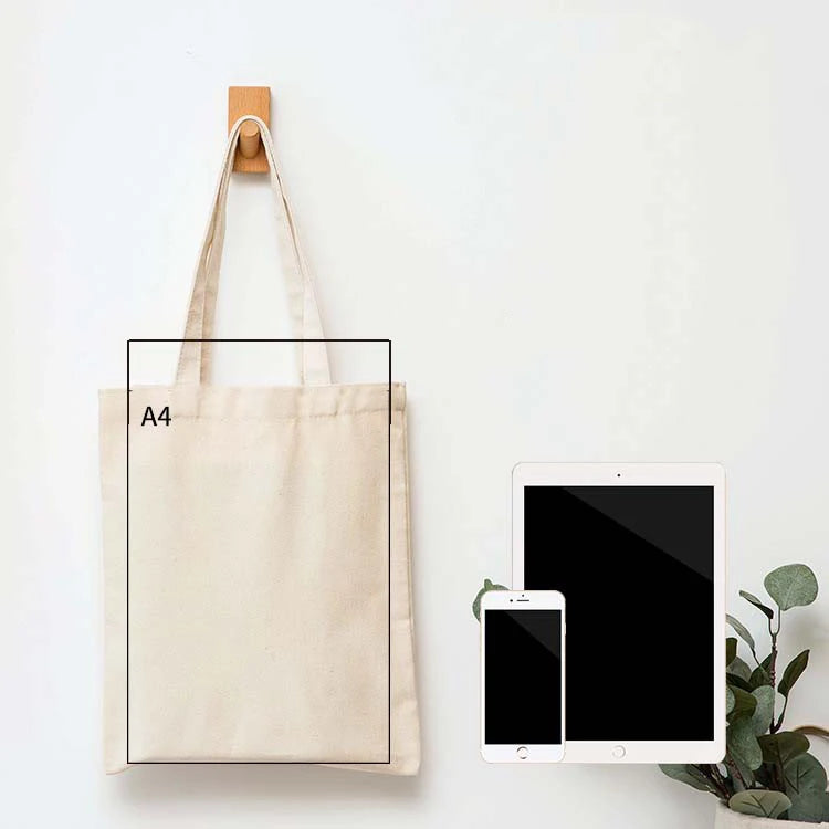 Wholesale Custom 50pcs/Lot Reusable Cotton Grocery Shopping Bags Printed logo High capacity Canvas Tote Bag