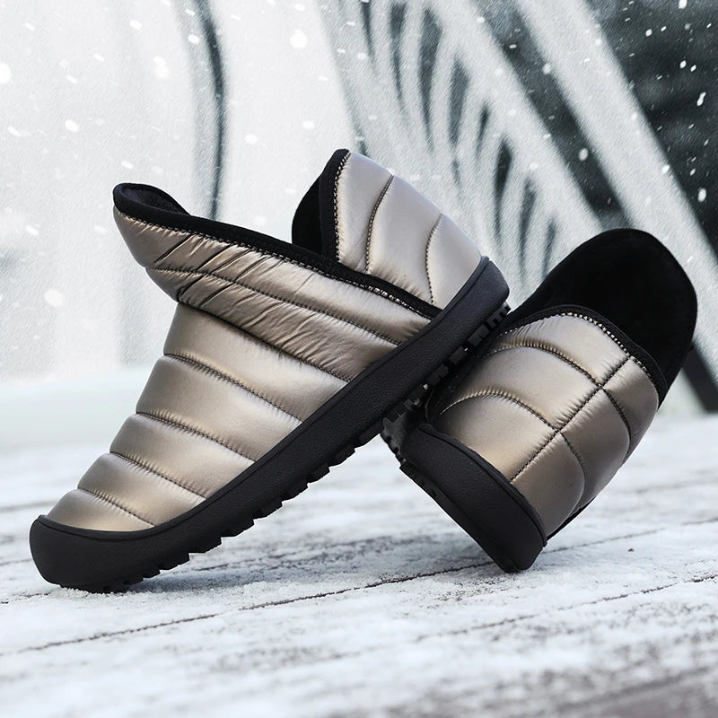 Winter Women Waterproof Snow Boots Lightweight Women Ankle Boots Sneakers Outdoor Sandproof Couple Warm Cotton Boot Botas Mujer