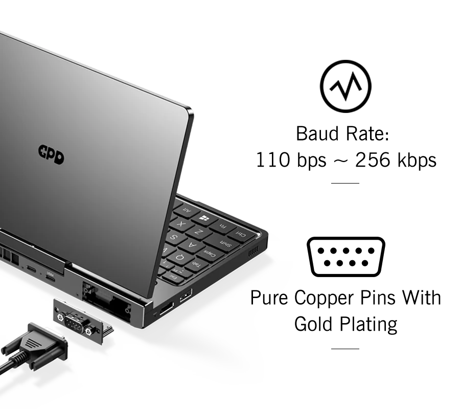 New 2025 version! GPD Pocket 4 8.8-inch AMD AI 9 HX 370 64GB RAM 2TB NVMe 2.5K resolution 144Hz refresh rate Gaming Mini Laptop