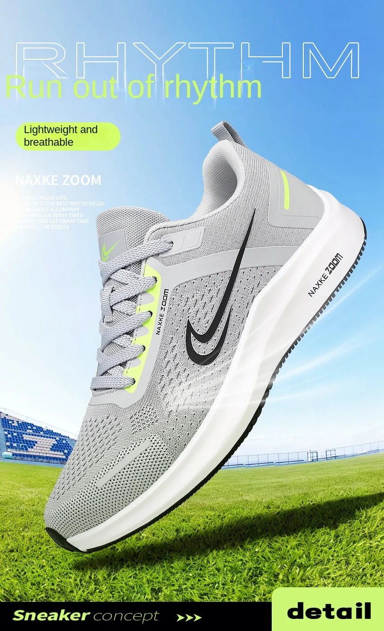 Men's Shoes 2025 New Summer Breathable Mesh Casual Sports Shoes Men's Trendyy Versatile Work Running Shoes