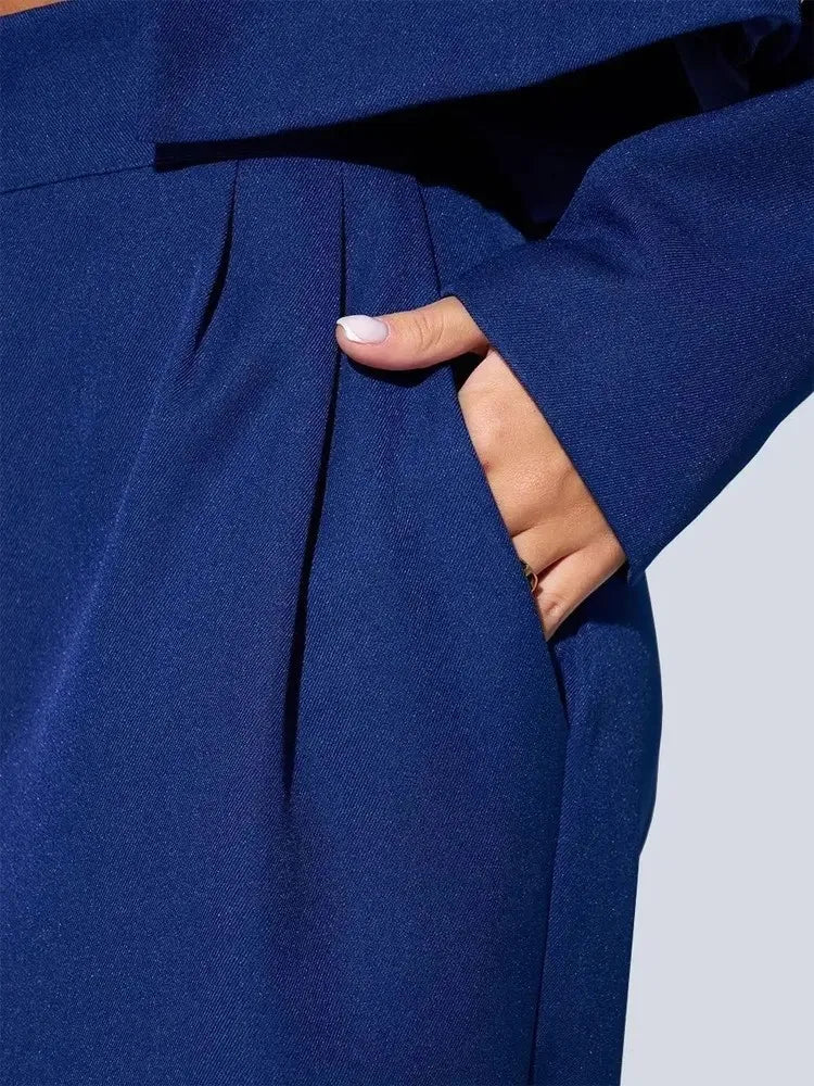 Women's Clothing 2025 Autumn New Fashion Casual Short Small Suit Slim Fit Trousers Women's Suit Костюм Женский Летний