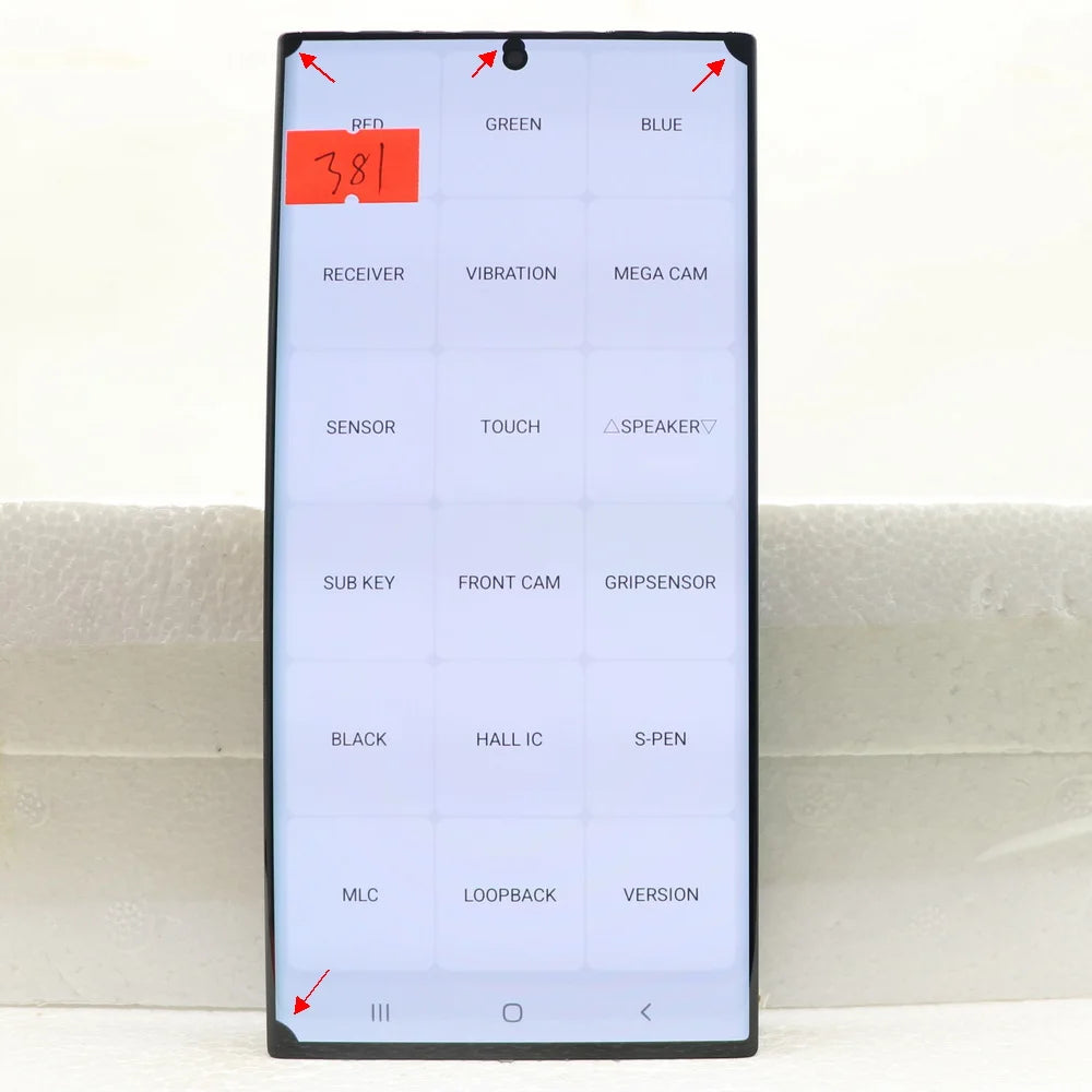 6.8'' Display For Samsung Galaxy S23 Ultra S918 SM-S918B S918U S918B/DS SUPER AMOLED LCD Touch Screen Digitizer with defects