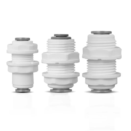 1/4 3/8 Straight RO Water Fitting Bulkhead Male Thread Coupling Hose Pipe Connector Water Filter Brew Beer Parts