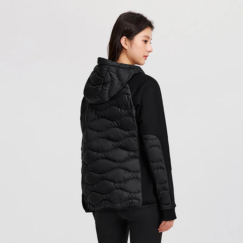 Semir Down Coats Women Slim Fit Patchwork Waterproof Fleece Raglan Sleeve 2025 Winter Clothes Woman New in Coats & Jackets